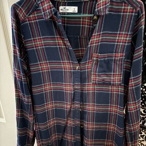 red and blue flannel